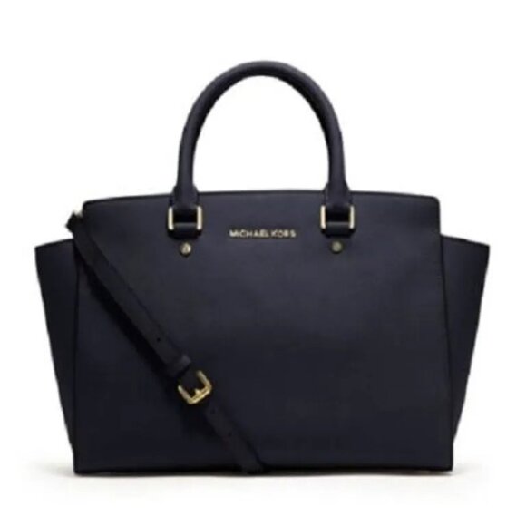 Michael Kors Handbags - Nwot Michael Kors Selma Siaffiano Leather 2 Way Shoulder Bag Purse